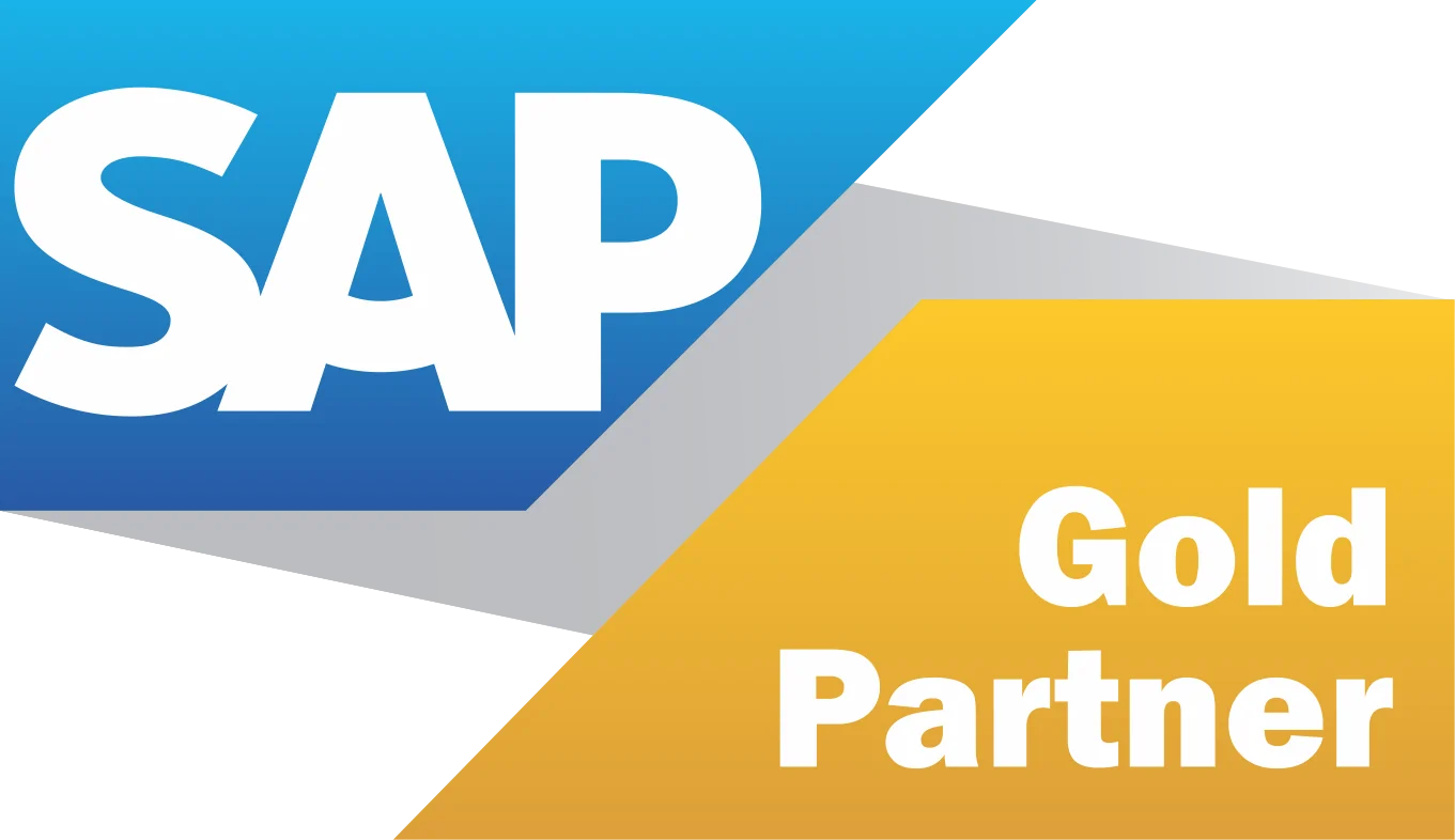 SAP Gold Partner Logo, valantic SAP Services