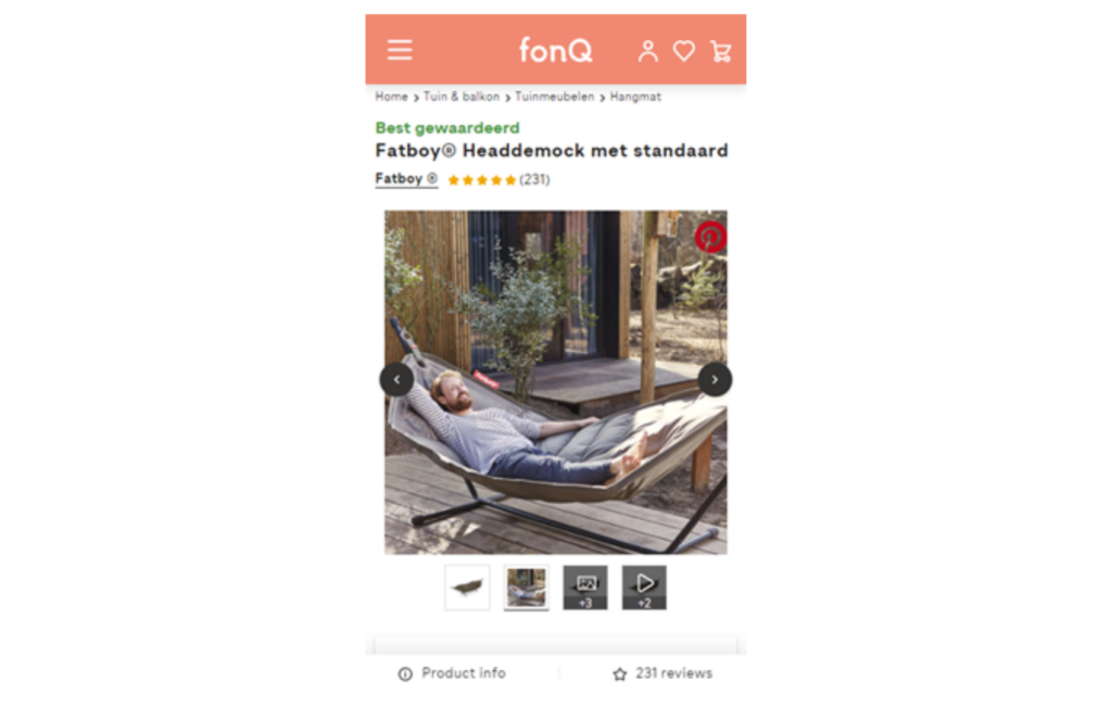 webshop fonQ Fatboy Headdemock met standaard