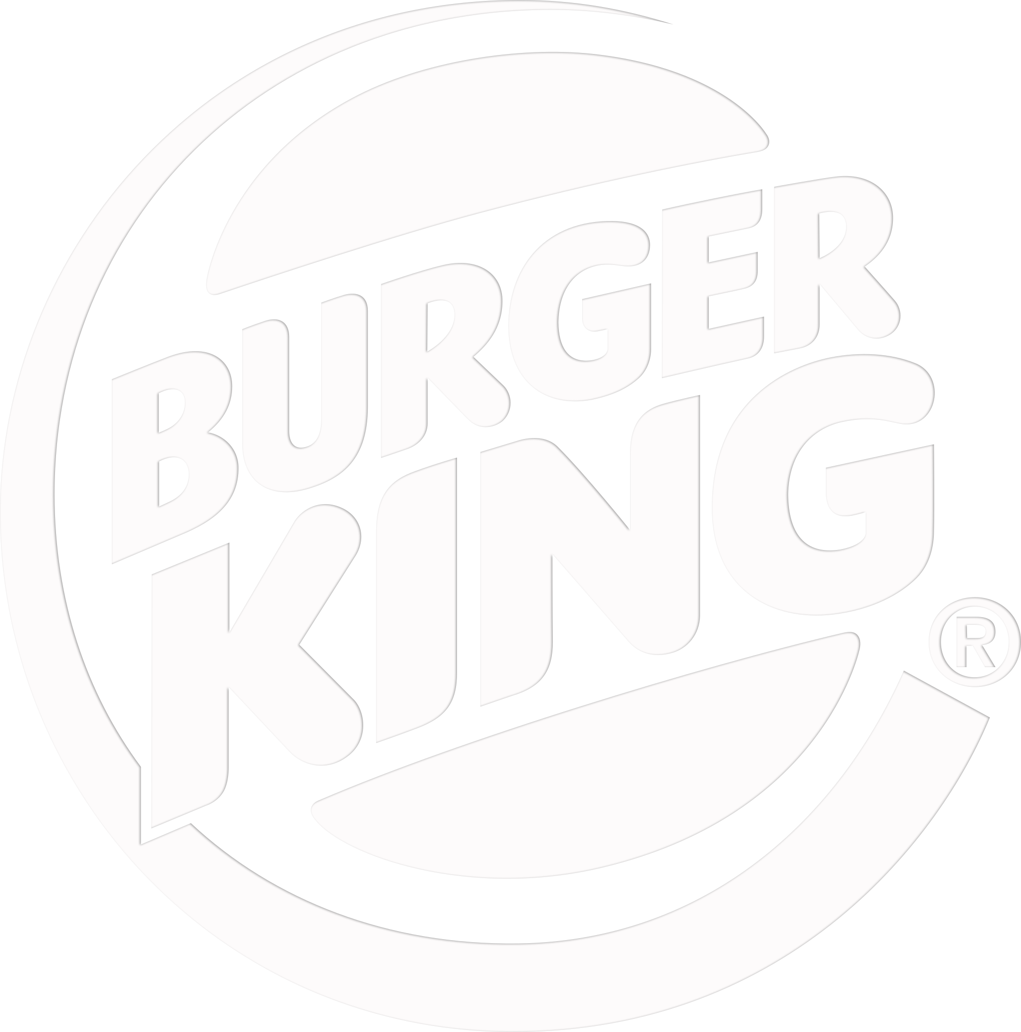 Burger King white logo