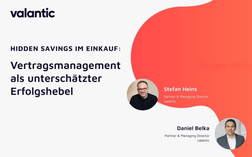 Hidden Savings: Vertragsmanagement im Einkauf Webinar on demand