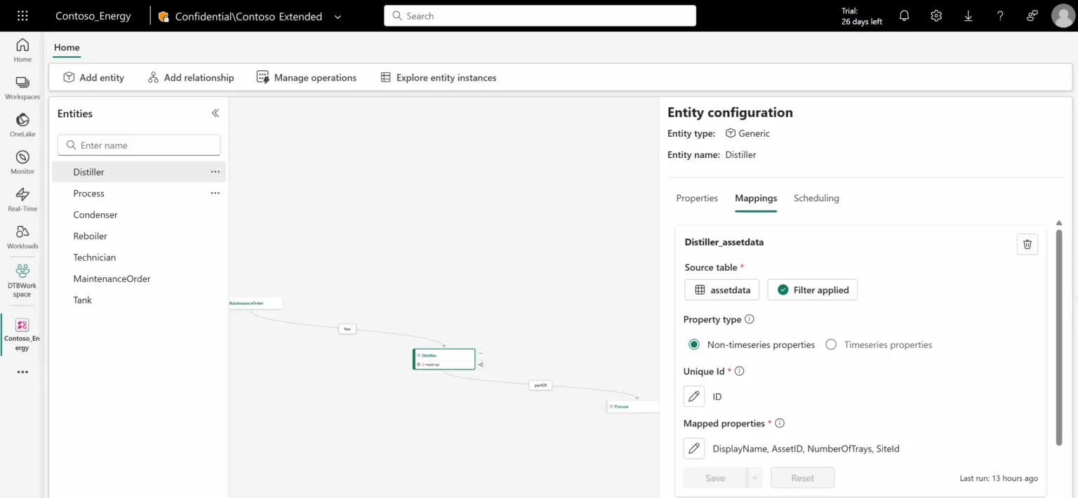 Vorschau des Digital Twin Builders