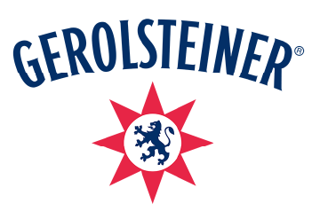 Das Logo von Gerolsteiner in Farbe