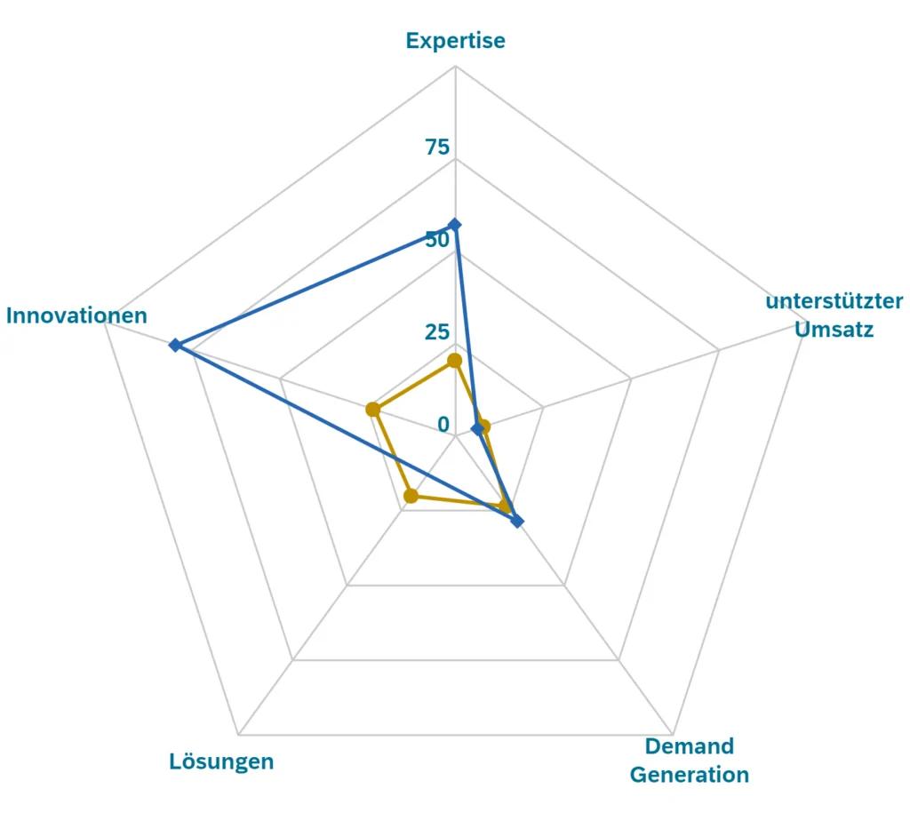Infografik: SAP Diamant Initiative fünf Dimensionen