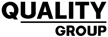Black logo of valantic customer The Quality Group, TQG