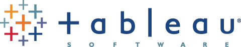 Tableau Software Logo mit bunten Pluszeichen auf der linken Seite und dem Wort "Tableau" in blauer Schrift mit "Software" darunter, was seine starke Rolle in der Digitalisierung und Analytik für Energieversorger und Utilities Consulting widerspiegelt.