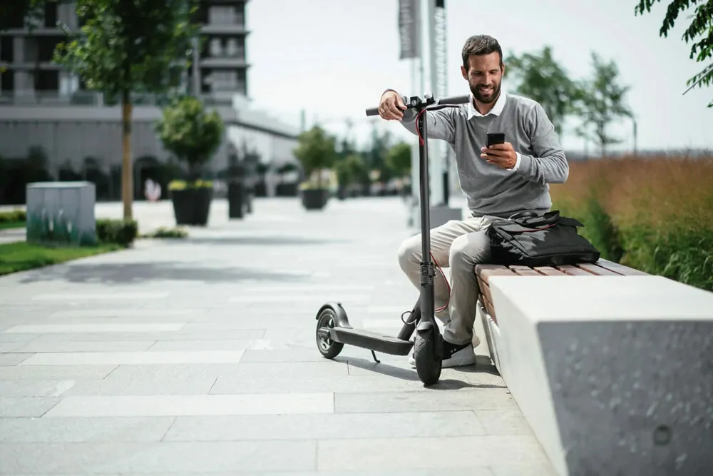 Hannover-Messe-2023-E-Scooter-iStock-1168899599