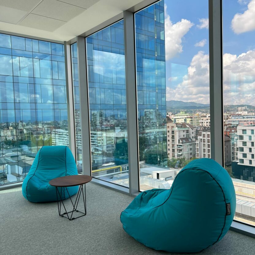 Office in Sofia, lounge area