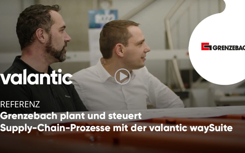 Thumbnail zum Referenzvideo Grenzebach: Projektplanung mit der valantic waySuite