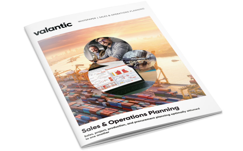 Mockup Whitepaper Sales & Operations Planning (S&OP) with the valantic waySuite