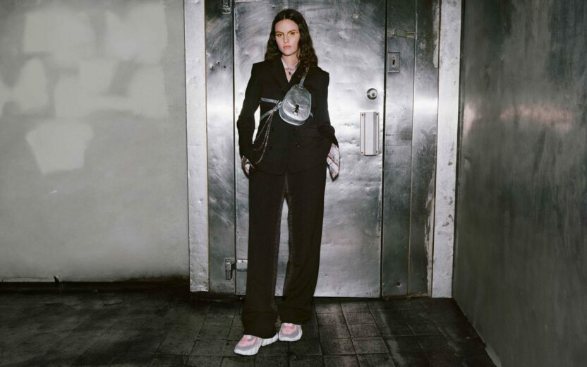 Woman wears MCM Clothes