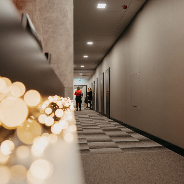 valantic office hallway in Vilnius