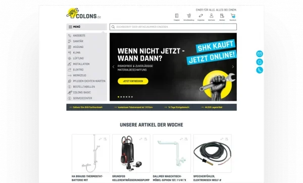 Colons HVAC wholesaler