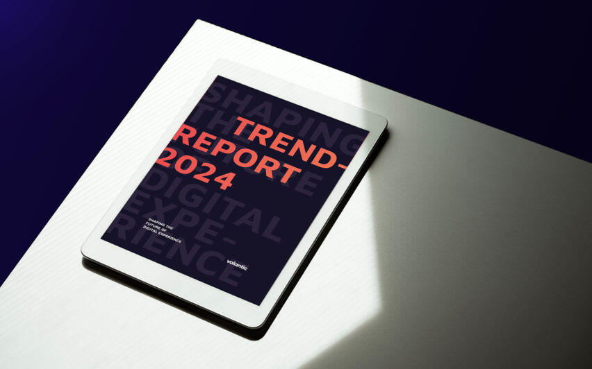 Mockup vom Trendreport 2024: Shaping the Future of Digital Experience