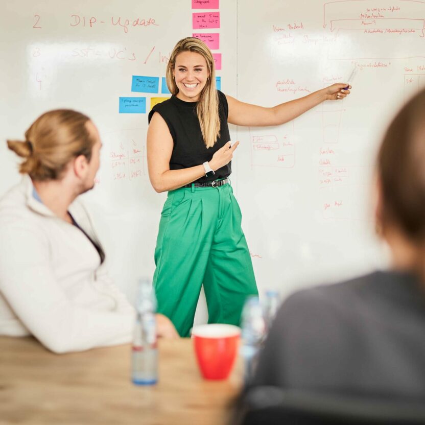 valantic employees in a meeting