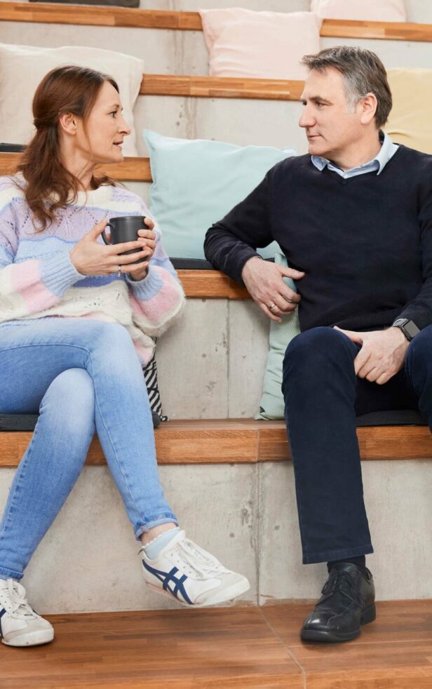 Liane Rennike and Frank Bösche im Gespräch