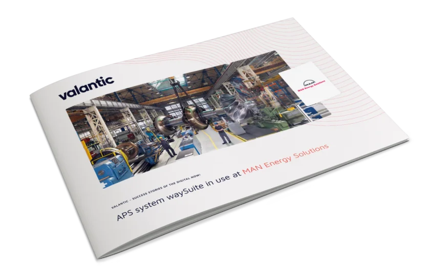 Mockup valantic Reference Production planning MAN Energy Solutions