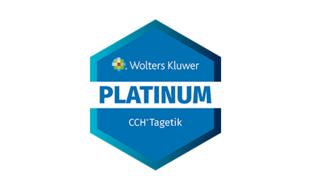 valantic Digital Finance ist CCH Tagetik Paltinum Parnter. Das ist die Badge für die Partnerschaft.