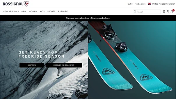 Rossignol home page on their website