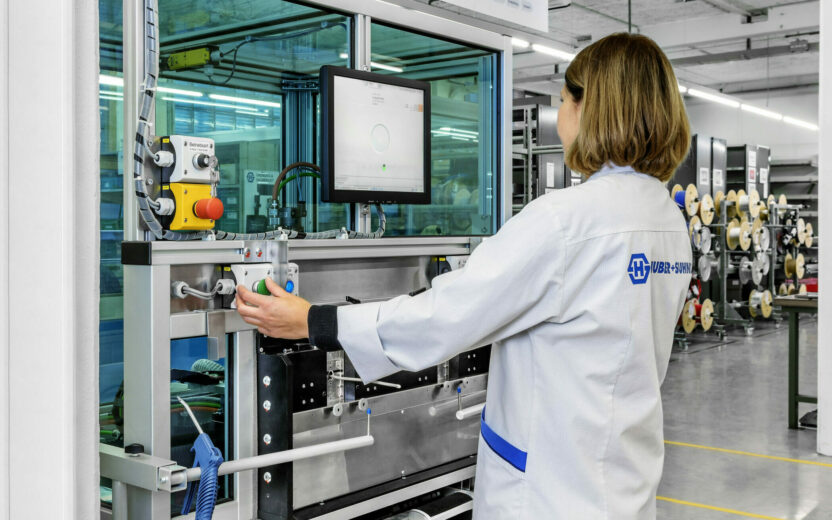 HUBER + SUHNER Produktion Fiber Optics, Herisau, Schweiz