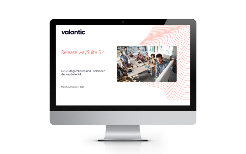 Mockup der Präsentation Neuerungen der waySuite 5.4