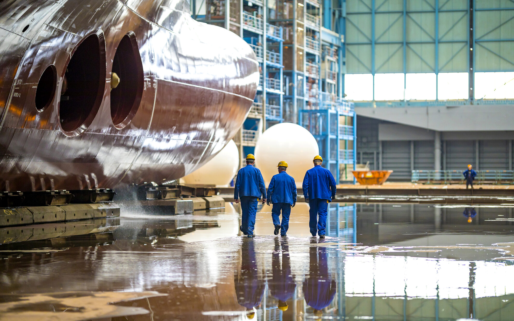 Employees of Meyer Werft