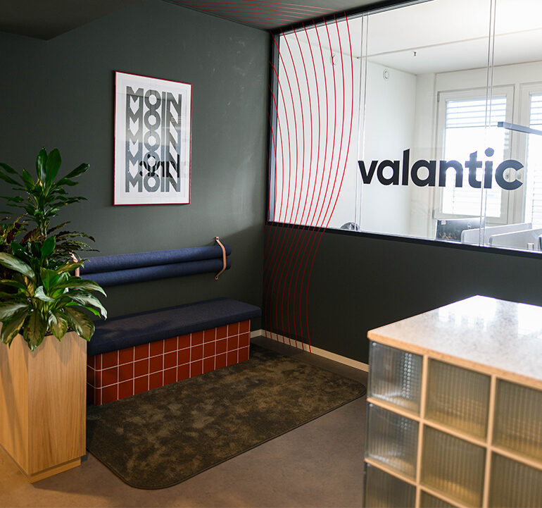 valantic Büro in Hamburg Eingangsbereich