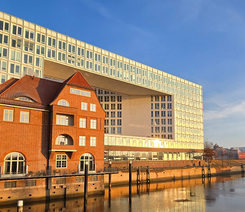 valantic Büro in Hamburg Außenansicht der Ericusspitze
