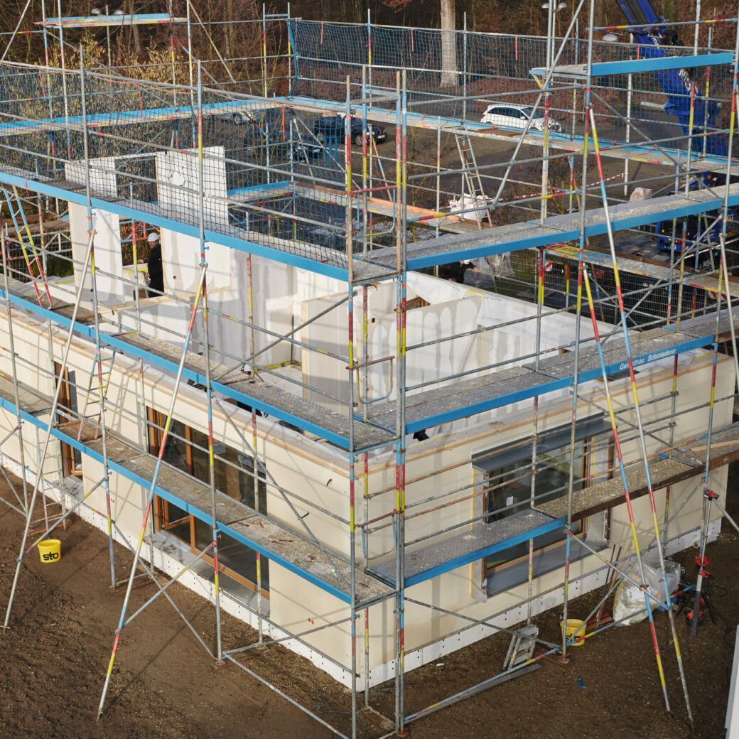 WeberHaus Neubau in der Bauphase