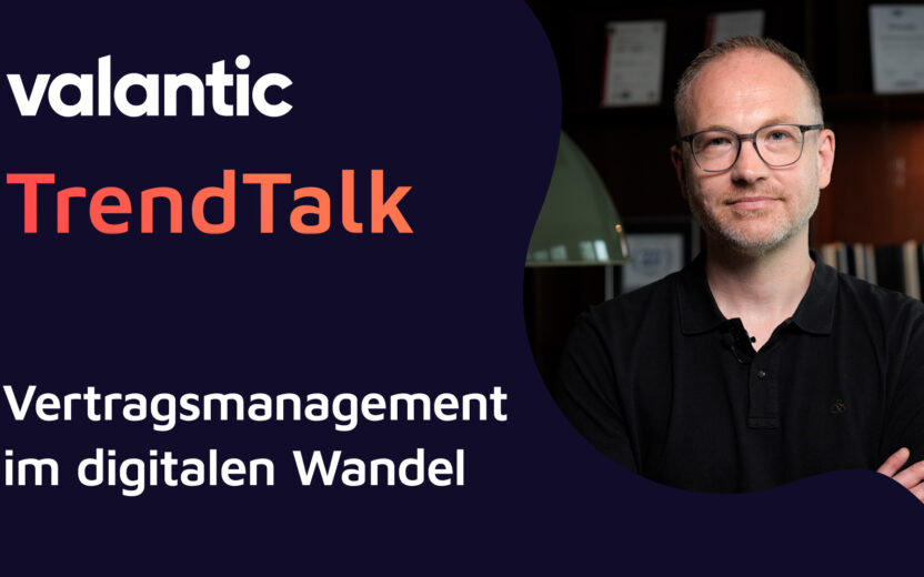 valantic Trendtalk mit Stefan Heins über Vertragsmanagement