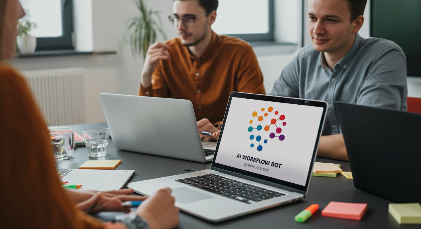 Drei Menschen sitzen an einem Tisch und schauen auf ihre Laptops