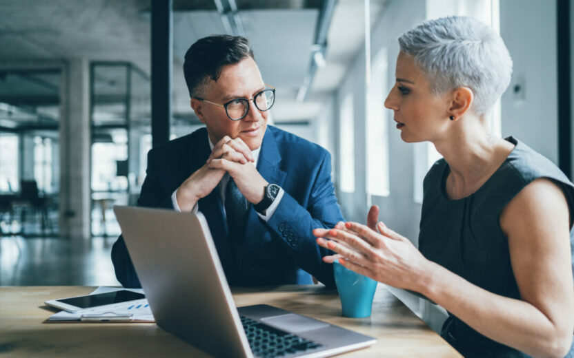 Besprechung zur Entwicklung eines Innovationsprozesses