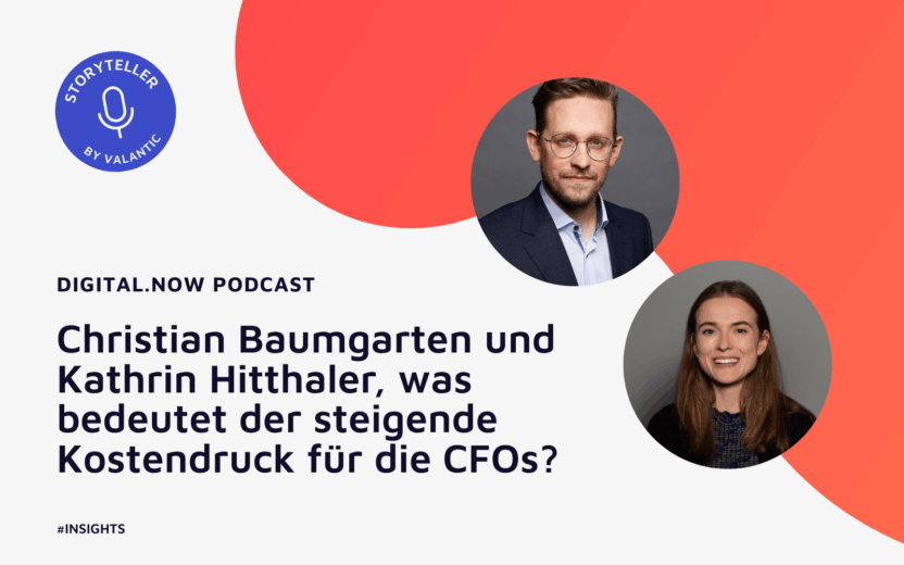 Podcast Cover: Christian Baumgarten und Kathrin Hitthaler was bedeutet der steigende Kostendruck für die CFOs