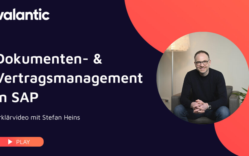 Thumbnail YouTube Erklärvideo zum valantic Dokumenten- und Vertragsmanagement in SAP
