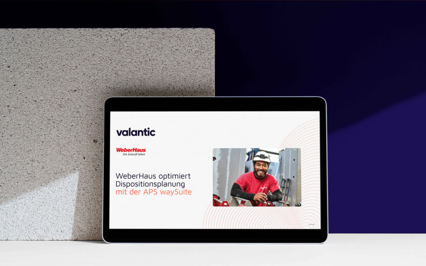 Mockup zur waySuite Referenz Weberhaus