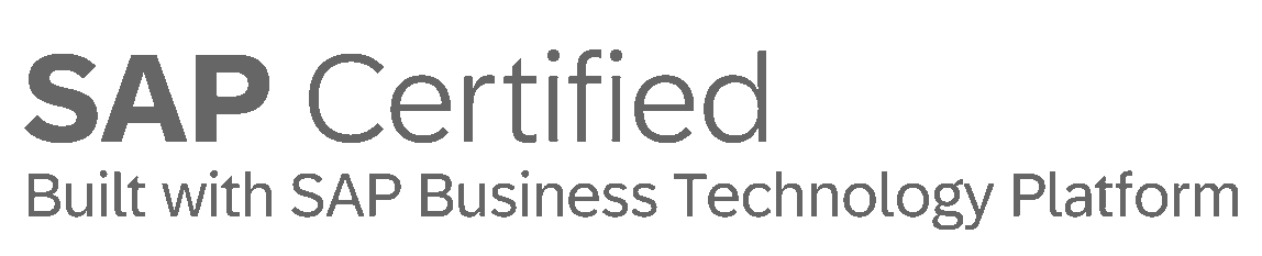SAP Certified, Built with SAP Business Technology Platform