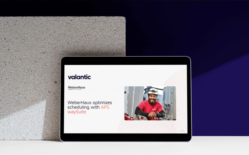 Mockup reference case WeberHaus - waySuite project