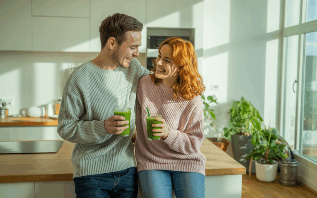 supplement company happy people casual