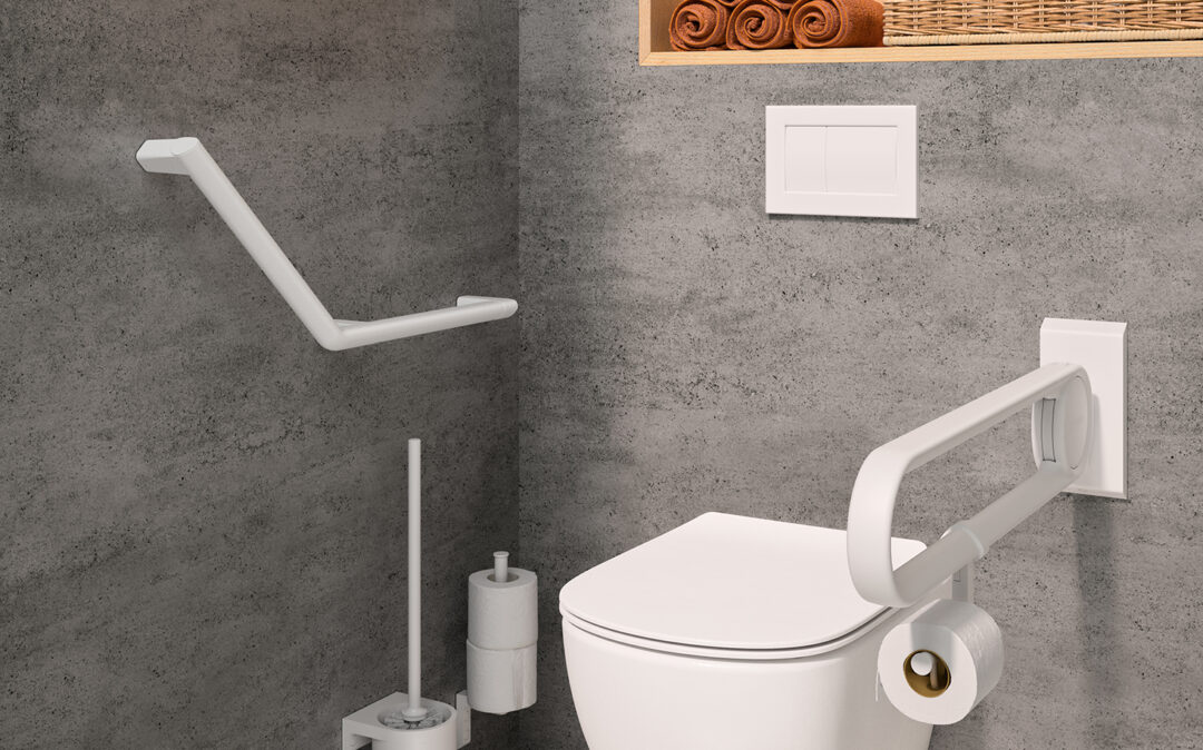 Barrier-free bathroom with sanitary facilities from Normbau GmbH