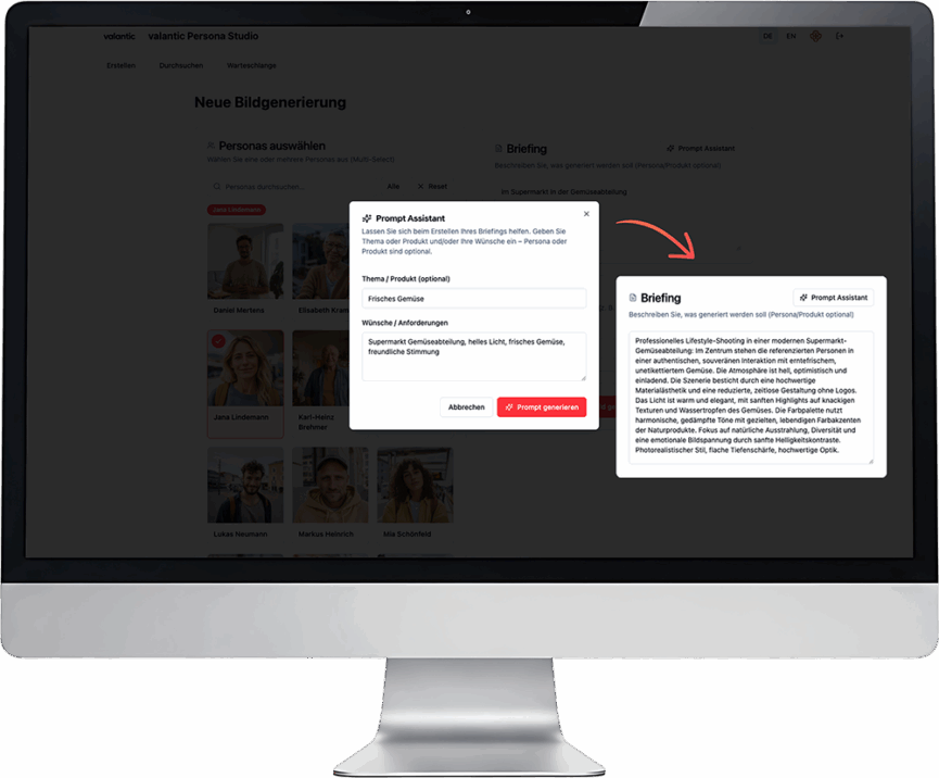valantic Persona Studio Prompt Assistant