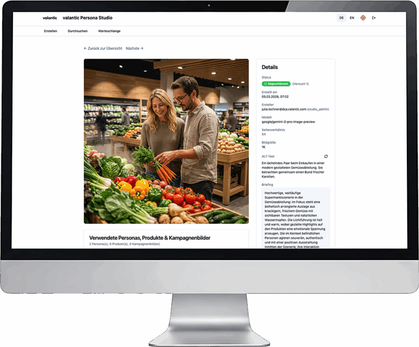 valantic Persona Studio mehrere Personas kombinineren