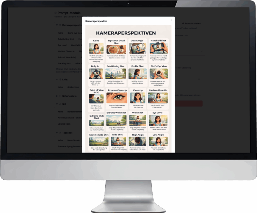 Erweiterte Funktionen für professionelle AI-Bildgenerierung