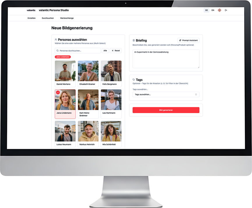 valantic Persona Studio - Briefing Prompt