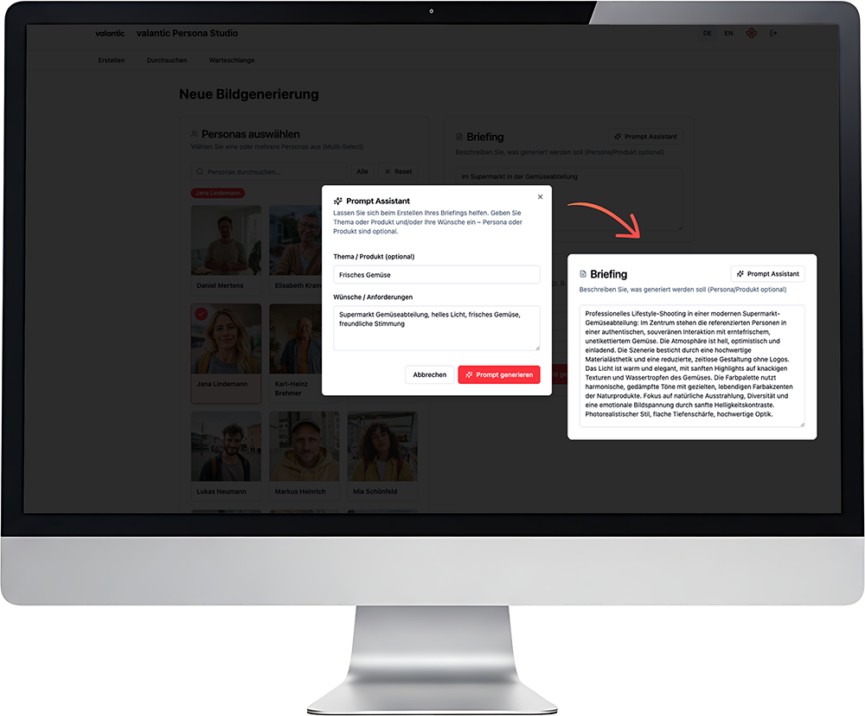 valantic Persona Studio Prompt Assistant