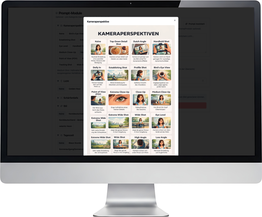 Erweiterte Funktionen für professionelle AI-Bildgenerierung