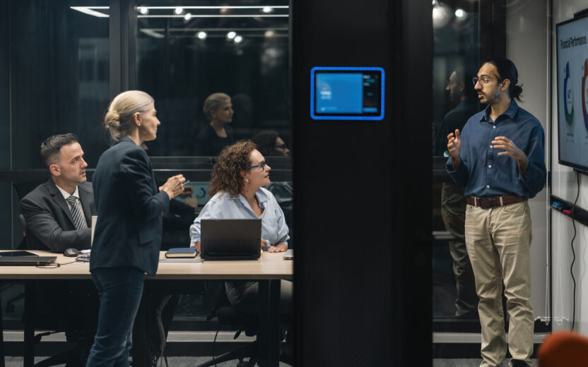 Diverse Team working together in modern Co-Working