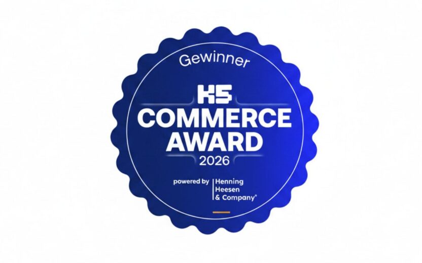 K5 Award Badge 2026 im Format 16:10 auf weißem Hintergrund, verkleinert