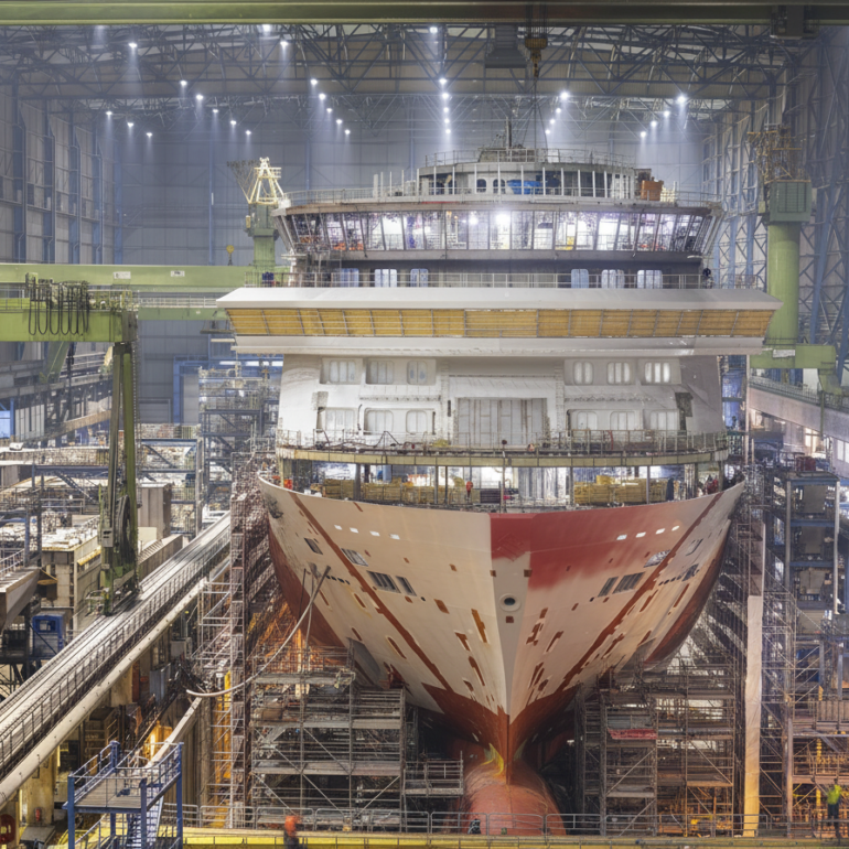 Bau eines Kreuzfahrschiffes, Einsatz der valantic waySuite für Projektmanagement und Multiprojektmanagement