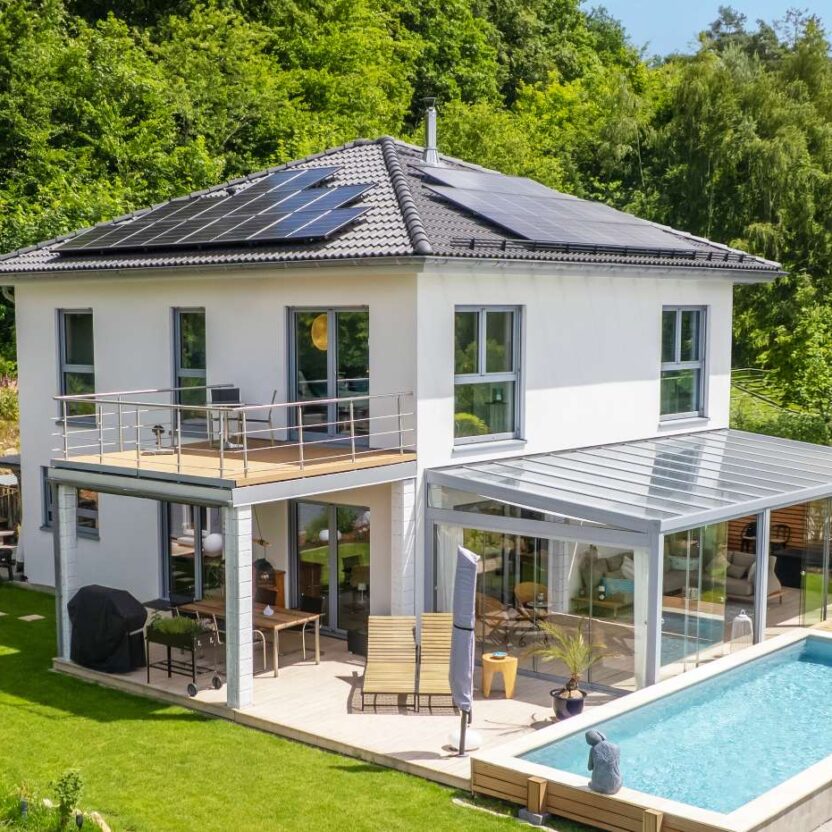 Ein Fertighaus von STREIF Haus GmbH, die mit valantic SAP Cloud ERP für den Finanzbereich eingeführt hat.