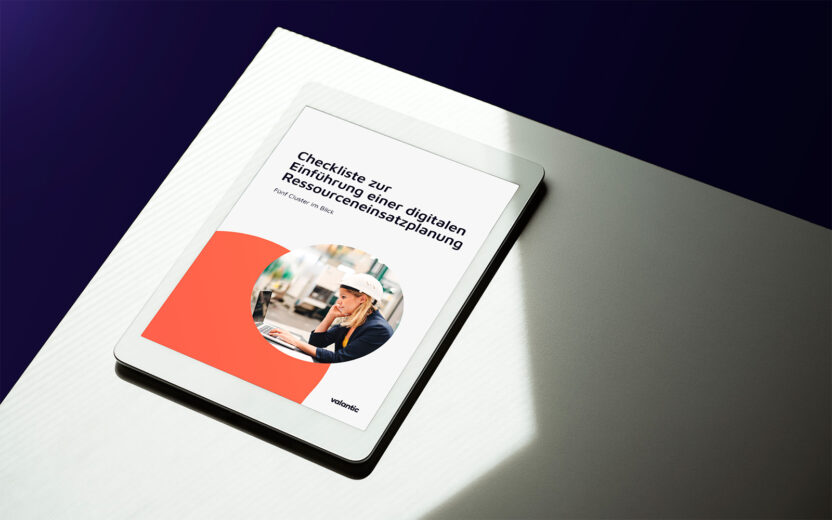 Checkliste: Einführung digitale Ressourcenplanung