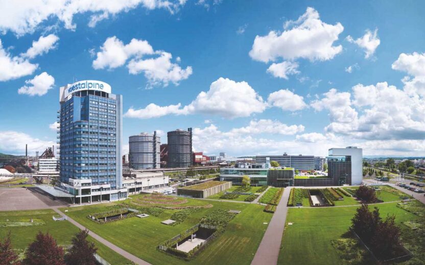 Der Unternehmenssitz von voestalpine in Linz